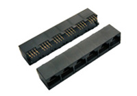 网络插座六联体全塑直插